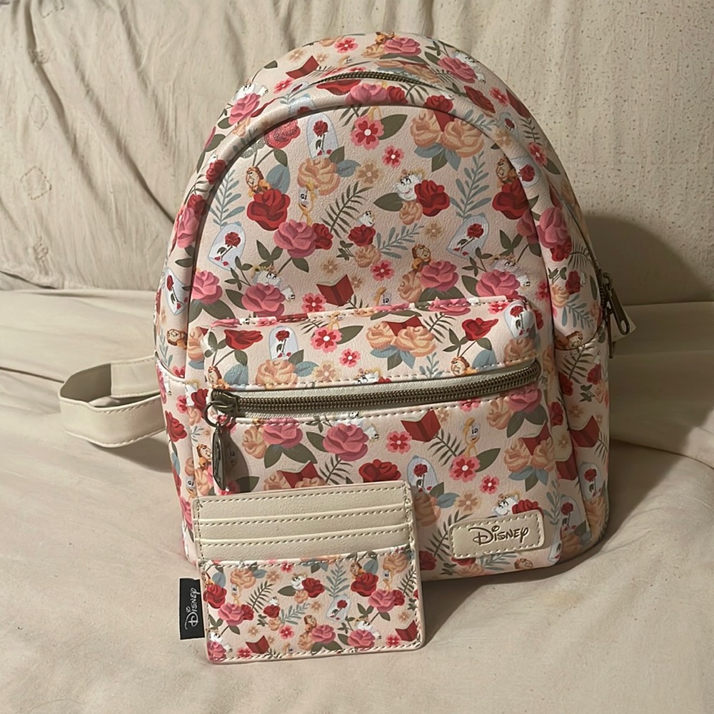 Disney Beauty and the Beast themed mini backpack